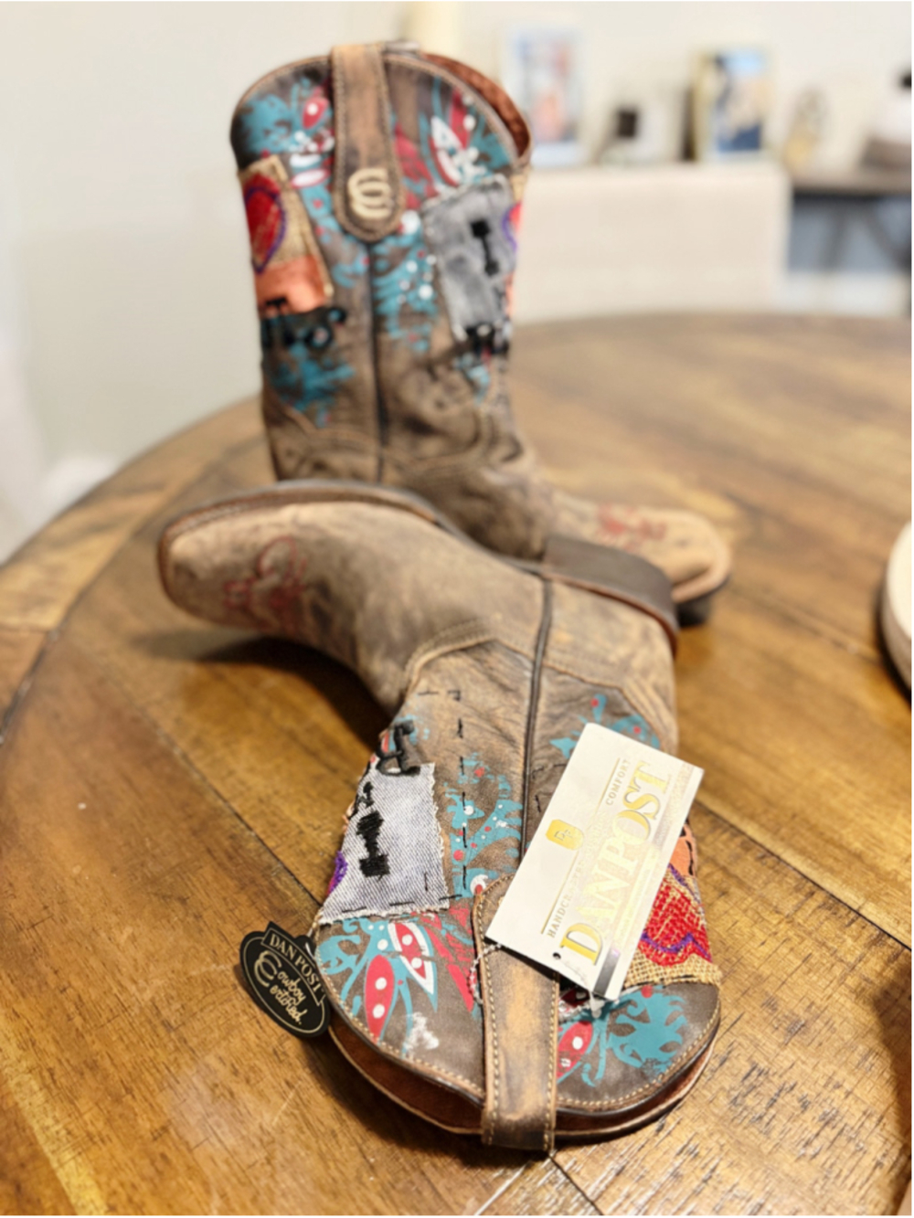 Dan Post New Rare Handcrafted Leather Cowboy Western Boots - Picture 6 of 8
